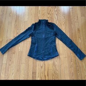 Lululemon- Forme Jacket in Slub Denim Inkwell -Size 8